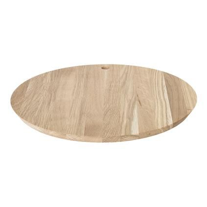 Daska za rezanje i posluživanje BORDA, 30 cm, okrugla, smeđa, drvo, Blomus