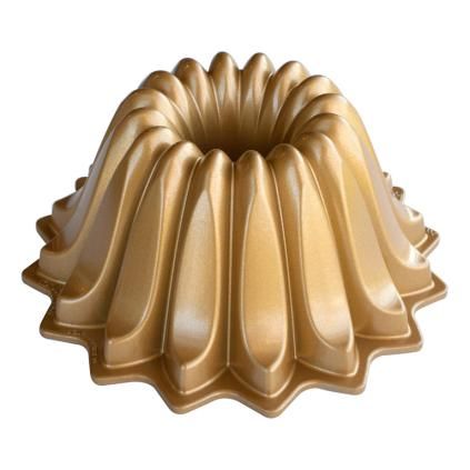 Kalup za kuglof LOTUS, zlatna, Nordic Ware