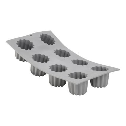 Kalup za kanele ELASTOMOULE, za 8 canelé peciva, 5,5 cm, silikon, de Buyer