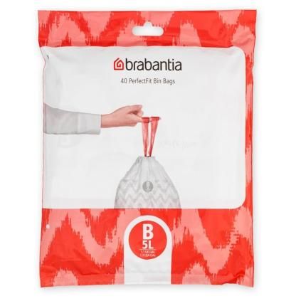 Vreće za smeće B PERFECTFIT, 5 l, 40 kom, Brabantia
