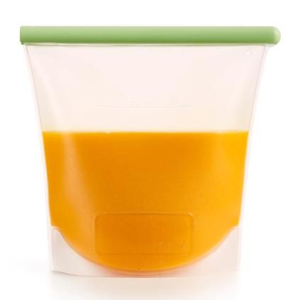 Višekratna vrećica za čuvanje hrane, 1,5 l, zelena, Lékué