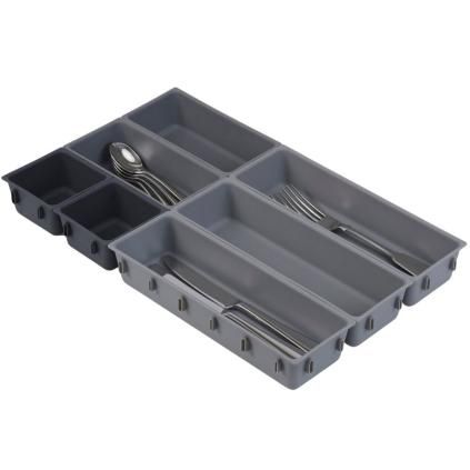 Organizator ladica BLOX 85199, 7 kom, sivi, Joseph Joseph