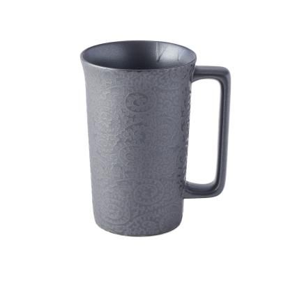 Šalica BLACK SCROLL, 350 ml, MIJ