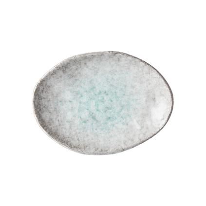Oval za posluživanje AQUA SPLASH, 20 x 14 cm, plava, MIJ