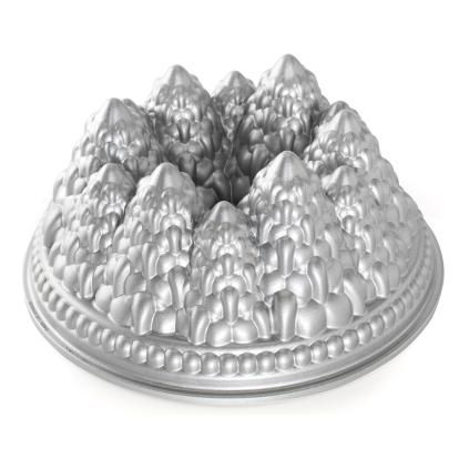 Kalup za kuglof PINE FOREST, srebrna, Nordic Ware