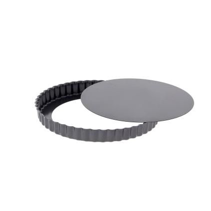 Pekač za tart, 28 cm, dno koje se može skinuti, de Buyer