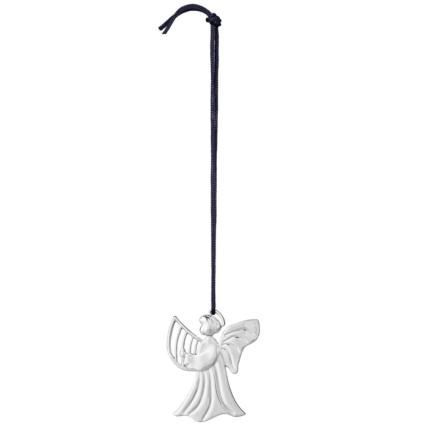 Ukras za božićno drvce HARP ANGEL, 7 cm, posrebreni, Rosendahl