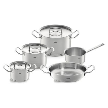 Set posuđa ORIGINAL-PROFI COLLECTION, sa šerpom i tavom za serviranje, set od 5 kom, inox, Fissler