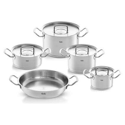 Set posuđa ORIGINAL-PROFI COLLECTION, s Casserole lonac i tavom za serviranje, set od 5 kom, inox, Fissler