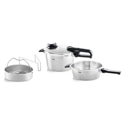 Ekspres lonac VITAVIT PREMIUM, set od 2 kom, 4,5 l i 2,5 l, Fissler