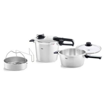 Ekspres lonac VITAVIT PREMIUM, set od 2 kom, 6 l i 3,5 l, Fissler