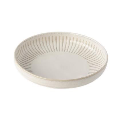 Duboki tanjur RIDGED ALABASTER, 20,5 cm, MIJ