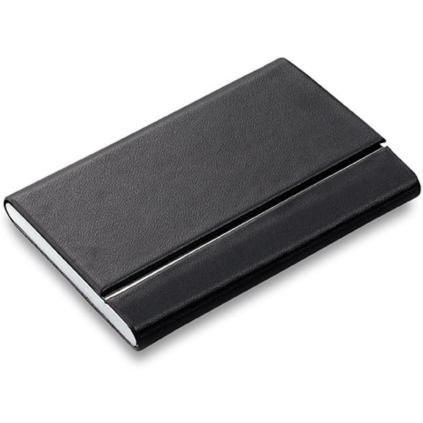 Držač posjetnica SLIM, 10 cm, crna, Philippi