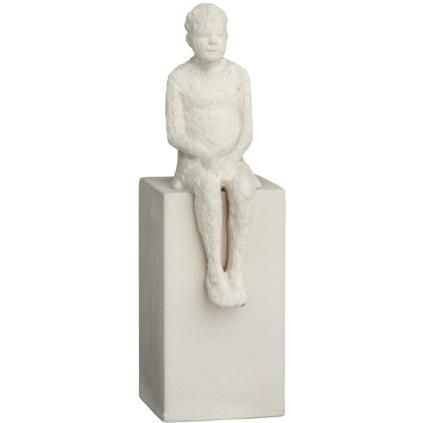 Dekorativna skulptura za dom THE DREAMER 21,5 cm, bijela, kamene posude, Kähler
