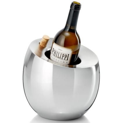 Posuda hlađenje vina FROID 20 cm, srebrna, nehrđajući čelik, Philippi