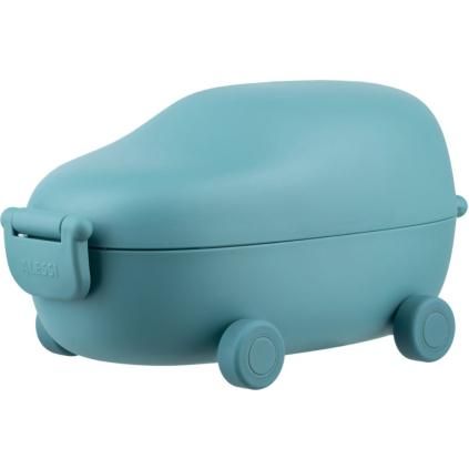 Kutija za užinu SNACKMOBILE, 2 odjeljka, plava, Alessi