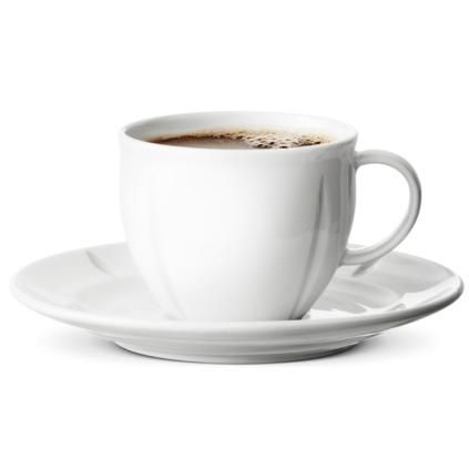 Šalica za kavu s tanjurićem GRAND CRU SOFT, 280 ml, bijela, Rosendahl