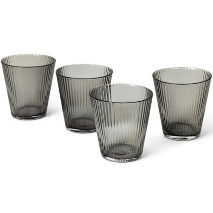 Čaša za vodu NOUVEAU, set od 4 kom, 260 ml, dim, Rosendahl