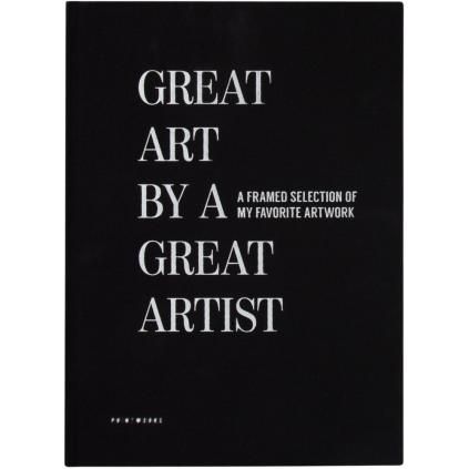 Knjiga za dječje crteže GREAT ART, crna, Printworks