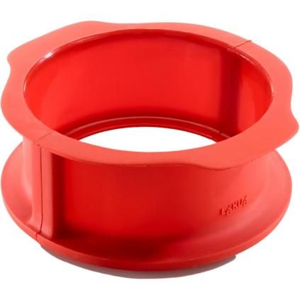 Okrugli pekač za kolače 15 cm, crvena, silikon, Lékué