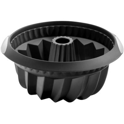 Kalup za kuglof 22 cm, crna, silikon, Lékué