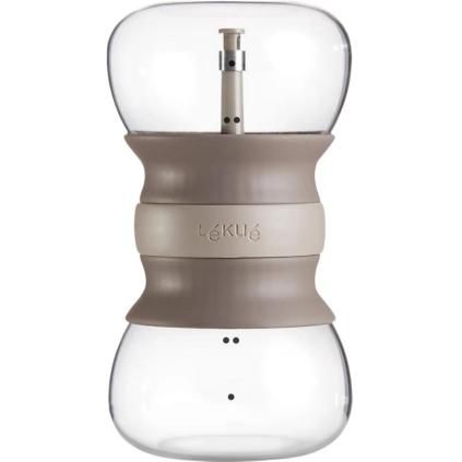 Čajnik s infuzorom za čaj CALM ČAJ 500 ml, smeđa, staklo, Lékué