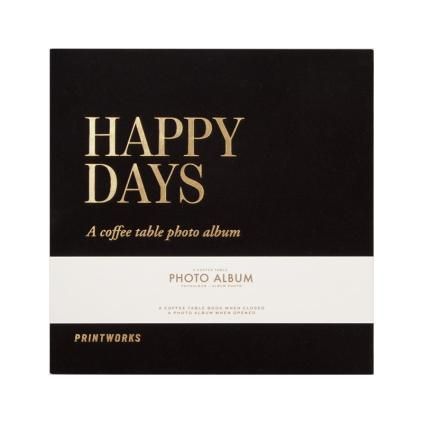 Foto album HAPPY DAYS, crna, Printworks