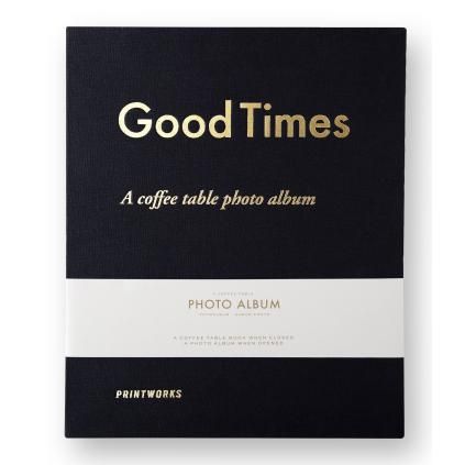 Foto album GOOD TIMES, crna, Printworks