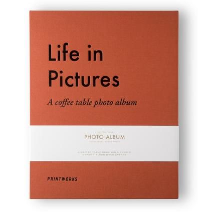 Foto album LIFE IN PICTURES, narančasta, Printworks