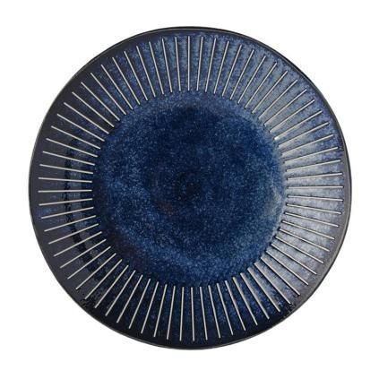 Tanjur RIDGED INDIGO, 25 cm, MIJ