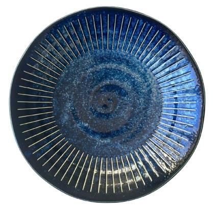 Zdjela RIDGED INDIGO, 25 cm, MIJ