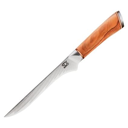 Nož za otkoštavanje SOK OLIVE SUNSHINE DAMASCUS, 13 cm, Dellinger