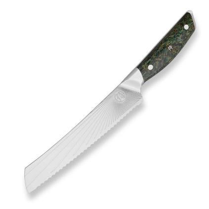 Nož za kruh SANDVIK GREEN NORTHERN SUN, 19 cm, Dellinger