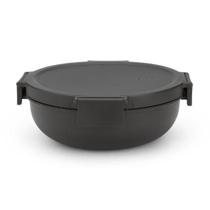 Zdjela za užinu MAKE & TAKE 1,3 l, tamno siva, Brabantia