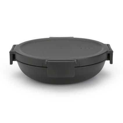 Posuda za užinu MAKE & TAKE 1 l, tamno siva, Brabantia