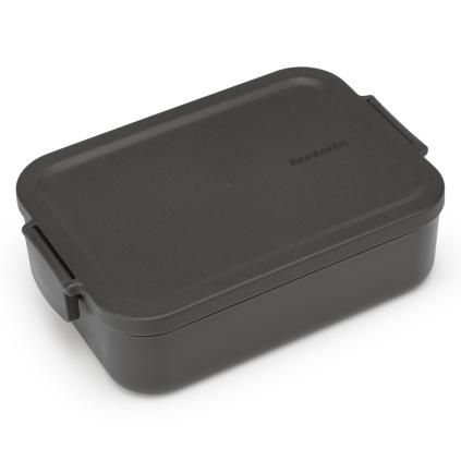 Kutija za užinu MAKE & TAKE BENTO 1,1 l, tamno siva, Brabantia