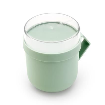 Staklenka za užinu MAKE & TAKE, 600 ml, žad zelena, Brabantia