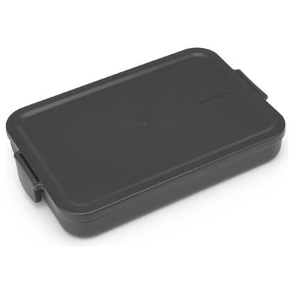 Kutija za užinu MAKE & TAKE, tamno siva, Brabantia