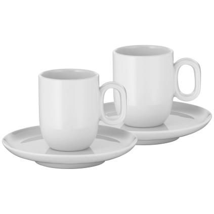 Šalica za espresso sa tanjurićem BARISTA, set od 2 kom, bijela, WMF