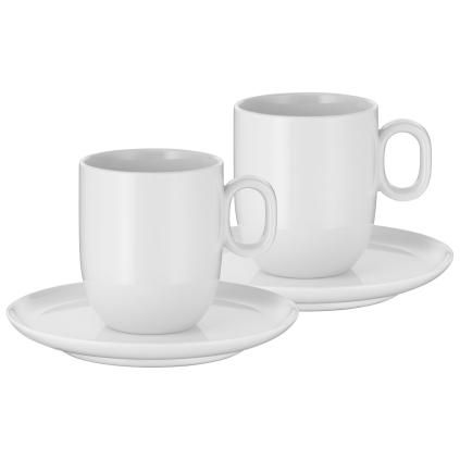 Šalica za kavu sa tanjurićem BARISTA, set od 2 kom, bijela, WMF