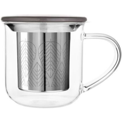 Šalica s infuzorom MINIMA EVA 400 ml, vuneno siva, Viva Scandinavia