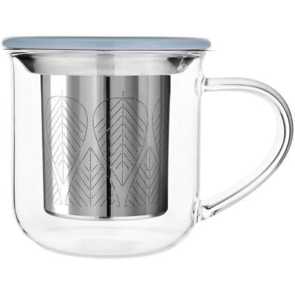 Čajna šalica MINIMA EVA 400 ml, s filtrom i plavim poklopcem, Viva Scandinavia