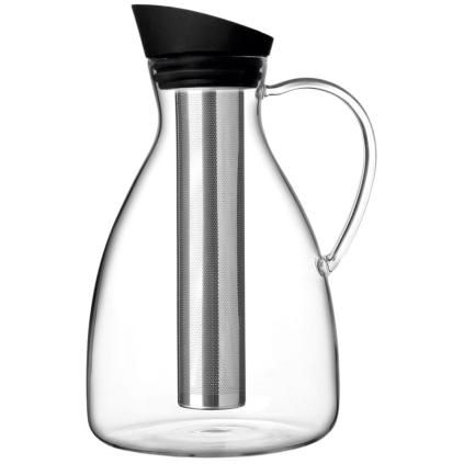 Bokal za ledeni čaj INFUSION 2 l, crna, Viva Scandinavia