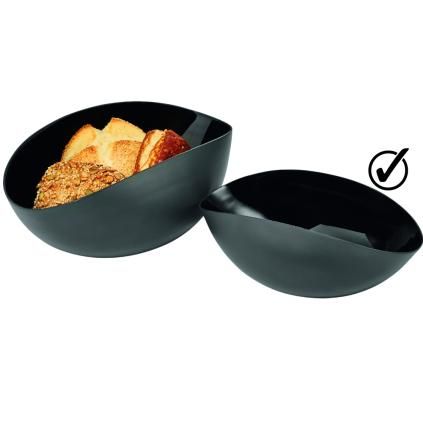 Košara za kruh RANE 25 cm, crna, Philippi