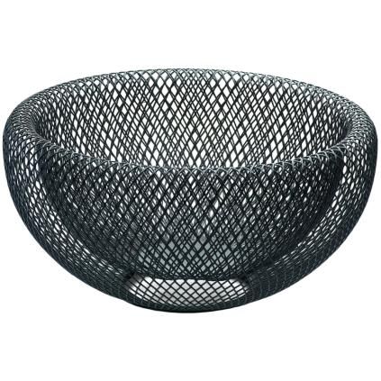 Zdjela za voće MESH, 25 cm, crna, Philippi