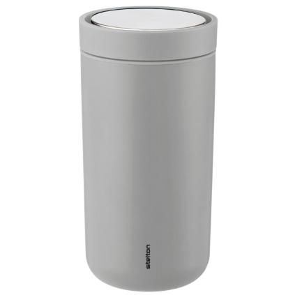 Termošalica TO GO CLICK 200 ml, mat svijetlo siva, Stelton