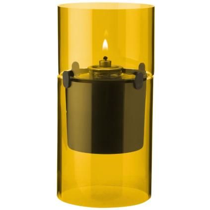 Uljna lampa LUCIE 17,5 cm, jantarna, staklo, Stelton