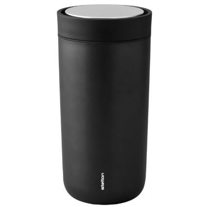 Termošalica TO GO CLICK 400 ml, sjajna crna, Stelton