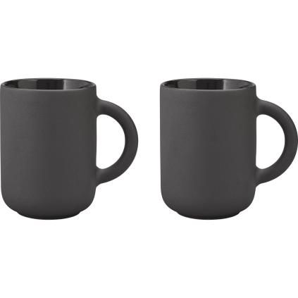 Velika šalica THEO 350 ml, set od 2 kom, crna, Stelton