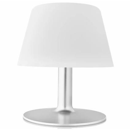 Solarna stolna lampa SUNLIGHT LOUNGE 24 cm, siva, Eva Solo